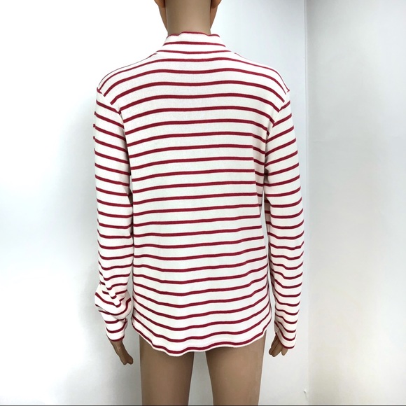 L.L Bean striped light weight sweater #3 - Picture 6 of 8